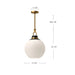 Copperfield One Light Pendant Chrome/Opal Matte Glass-Pendants-Alora-Lighting Design Store