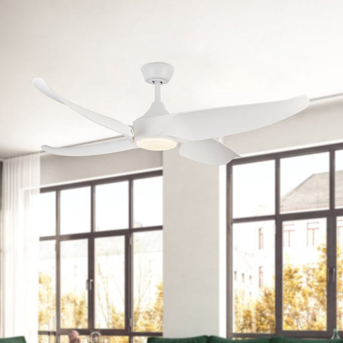 Coronado 56"Ceiling Fan Matte White-Fans-Kuzco Lighting-Lighting Design Store