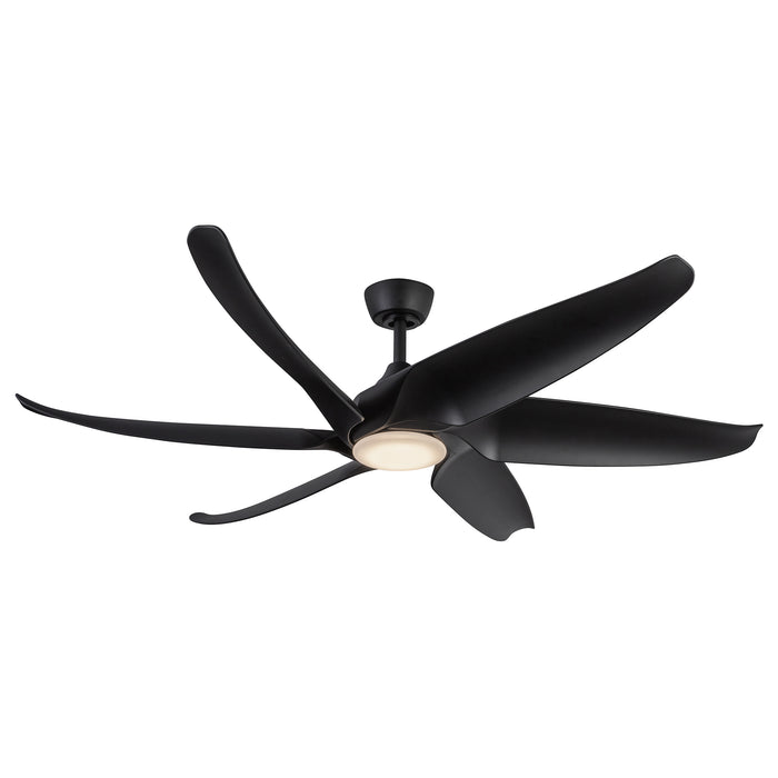 Coronado 60"Ceiling Fan Matte Black-Fans-Kuzco Lighting-Lighting Design Store