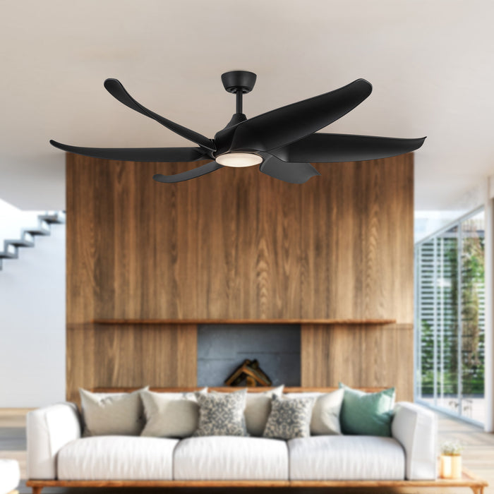 Coronado 60"Ceiling Fan Matte Black-Fans-Kuzco Lighting-Lighting Design Store