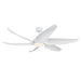 Coronado 60"Ceiling Fan Matte White-Fans-Kuzco Lighting-Lighting Design Store