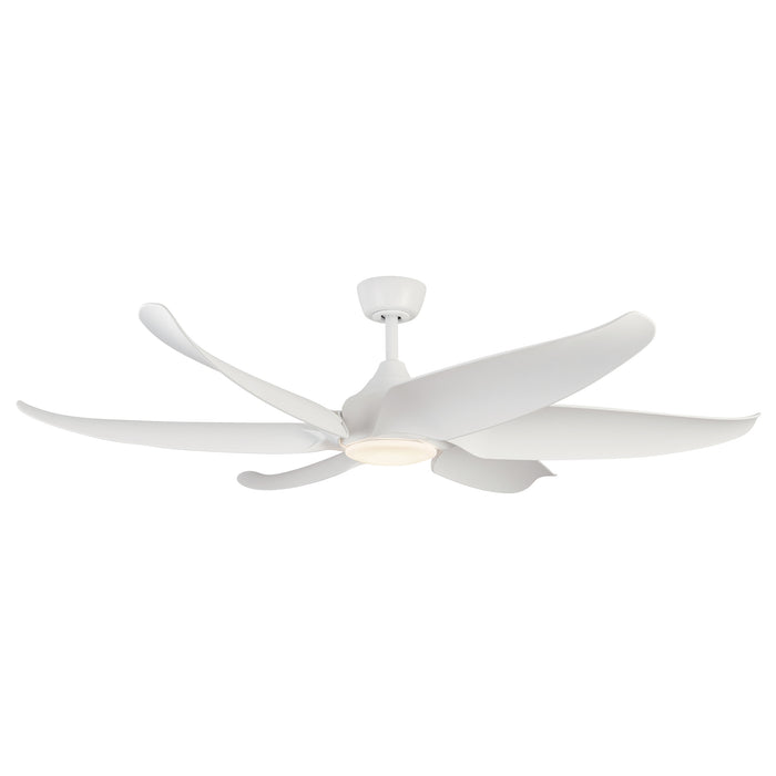 Coronado 60"Ceiling Fan Matte White-Fans-Kuzco Lighting-Lighting Design Store