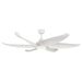 Coronado 60"Ceiling Fan Matte White-Fans-Kuzco Lighting-Lighting Design Store