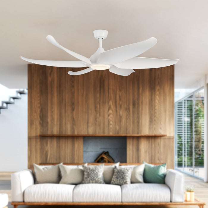 Coronado 60"Ceiling Fan Matte White-Fans-Kuzco Lighting-Lighting Design Store