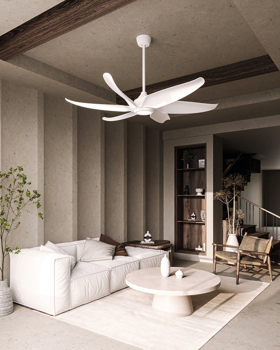 Coronado 60"Ceiling Fan Matte White-Fans-Kuzco Lighting-Lighting Design Store