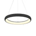 Cortana LED Pendant Black-Pendants-Kuzco Lighting-Lighting Design Store
