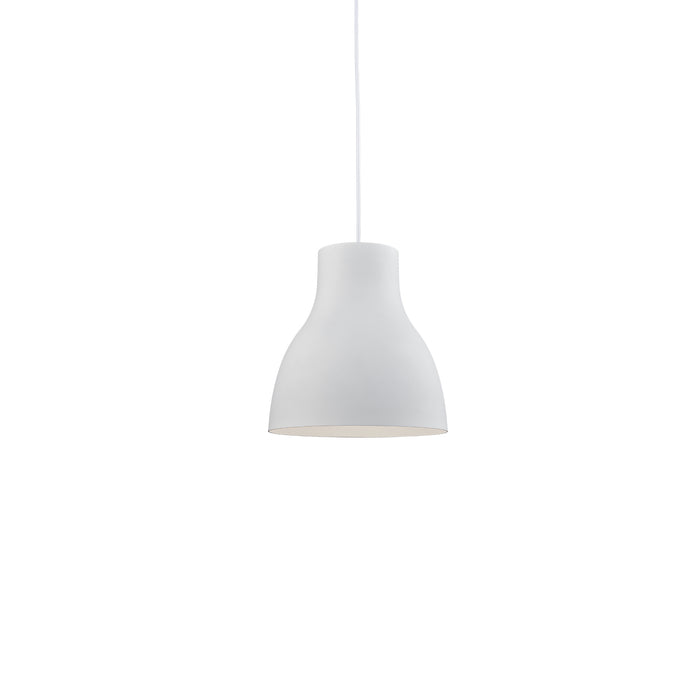 Cradle One Light Pendant White-Mini Pendants-Kuzco Lighting-Lighting Design Store