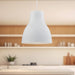 Cradle One Light Pendant White-Mini Pendants-Kuzco Lighting-Lighting Design Store