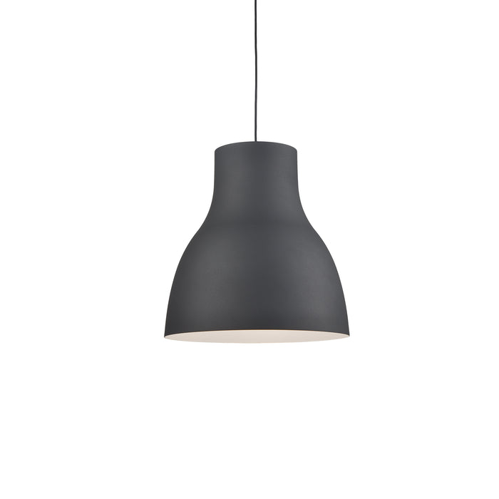 Cradle One Light Pendant Black-Pendants-Kuzco Lighting-Lighting Design Store