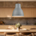 Cradle One Light Pendant Gray-Pendants-Kuzco Lighting-Lighting Design Store