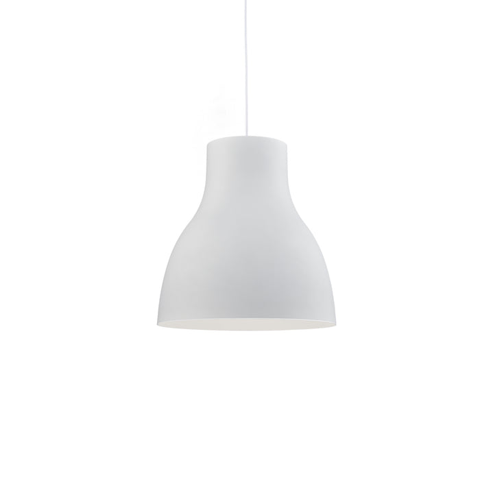 Cradle One Light Pendant White-Pendants-Kuzco Lighting-Lighting Design Store