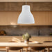 Cradle One Light Pendant White-Pendants-Kuzco Lighting-Lighting Design Store