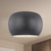 Croft LED Flush Mount Black/White-Flush Mounts-Kuzco Lighting-Lighting Design Store