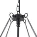 Crosby Four Light Chandelier Matte Black-Mid. Chandeliers-Alora-Lighting Design Store