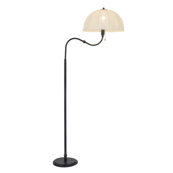 Crosby One Light Floor Lamp Matte Black-Lamps-Alora-Lighting Design Store