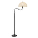 Crosby One Light Floor Lamp Matte Black-Lamps-Alora-Lighting Design Store