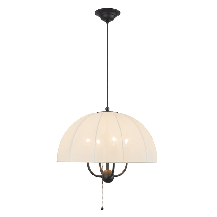 Crosby Four Light Pendant Matte Black-Mini Chandeliers-Alora-Lighting Design Store