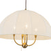 Crosby Four Light Pendant Brushed Gold-Mid. Chandeliers-Alora-Lighting Design Store