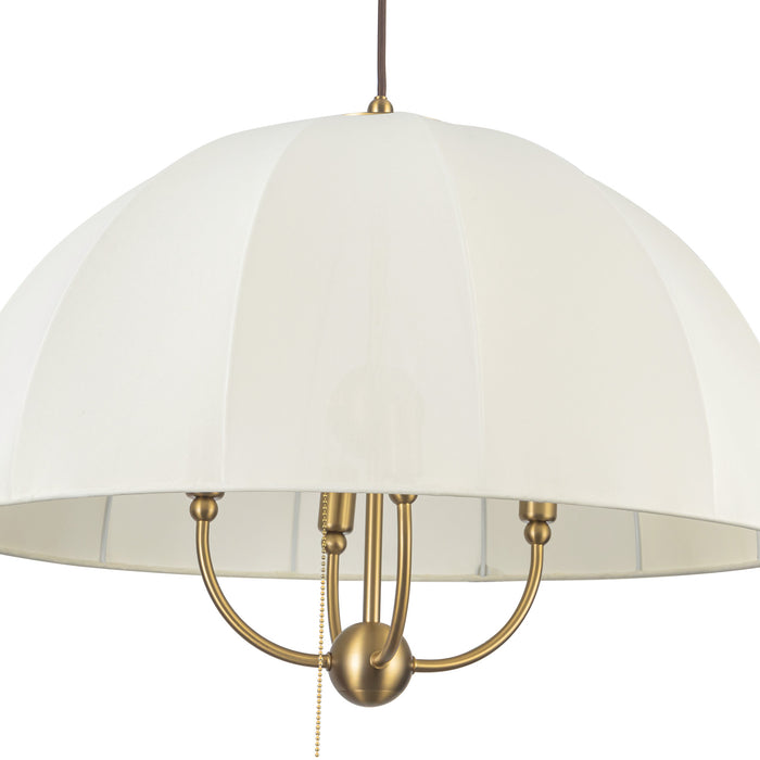 Crosby Four Light Pendant Brushed Gold-Mid. Chandeliers-Alora-Lighting Design Store
