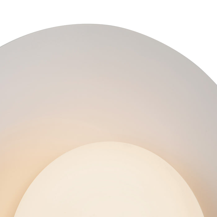 Cruz LED Flush Mount Metal - Black/White-Flush Mounts-Kuzco Lighting-Lighting Design Store