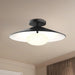 Cruz LED Flush Mount Metal - Black/White-Flush Mounts-Kuzco Lighting-Lighting Design Store