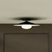 Cruz LED Flush Mount Metal - Black/White-Flush Mounts-Kuzco Lighting-Lighting Design Store
