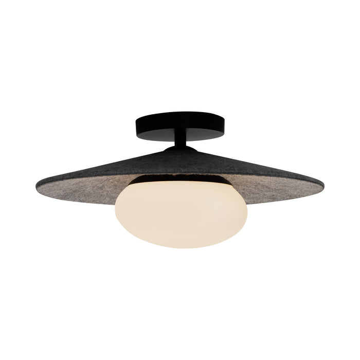 Cruz LED Flush Mount Felt - Gray-Flush Mounts-Kuzco Lighting-Lighting Design Store