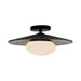 Cruz LED Flush Mount Felt - Gray-Flush Mounts-Kuzco Lighting-Lighting Design Store