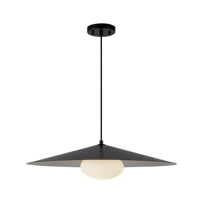 Cruz LED Pendant Metal - Black/White-Pendants-Kuzco Lighting-Lighting Design Store