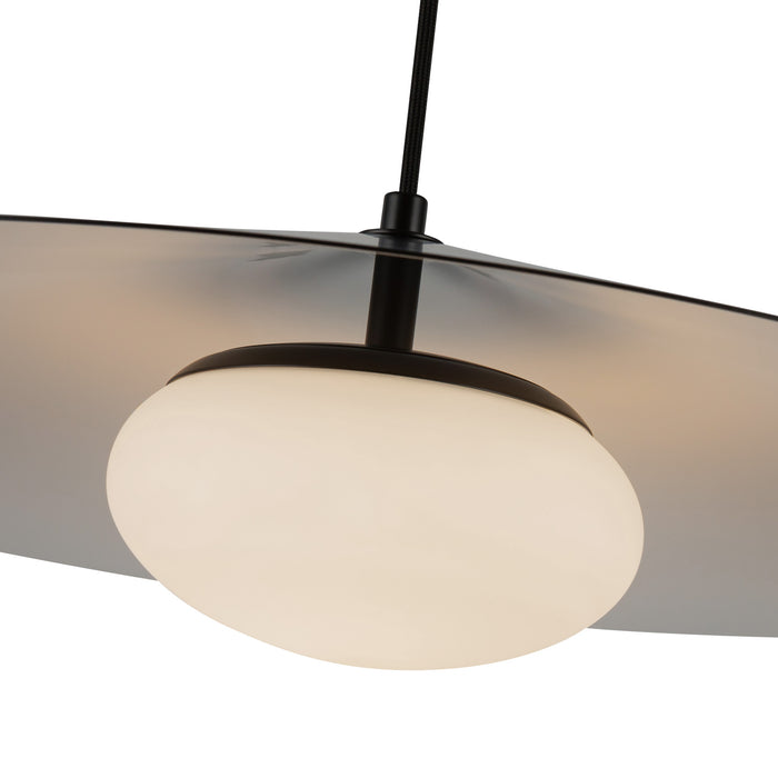 Cruz LED Pendant Metal - Black/White-Pendants-Kuzco Lighting-Lighting Design Store