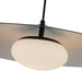 Cruz LED Pendant Metal - Black/White-Pendants-Kuzco Lighting-Lighting Design Store