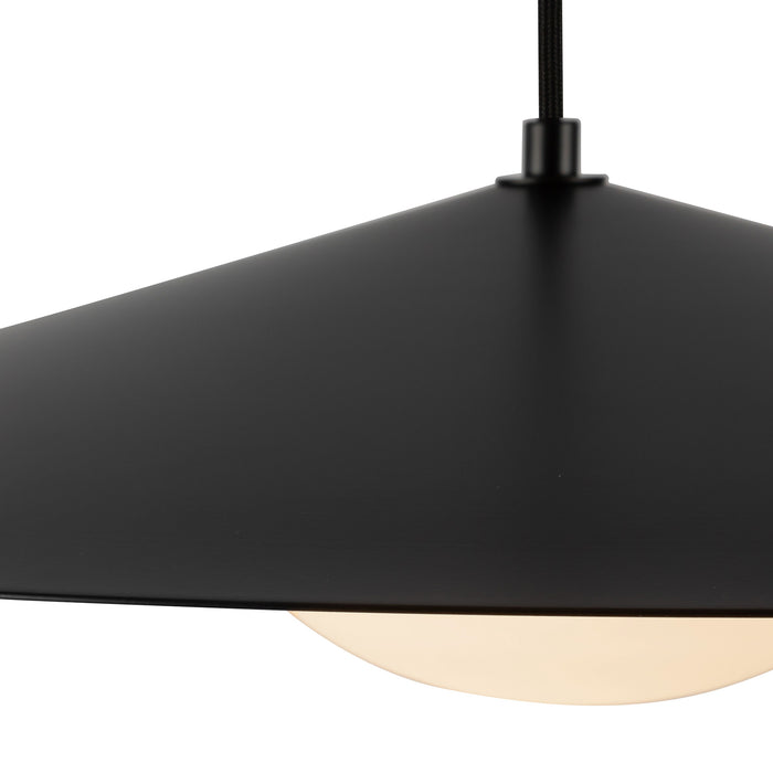 Cruz LED Pendant Metal - Black/White-Pendants-Kuzco Lighting-Lighting Design Store