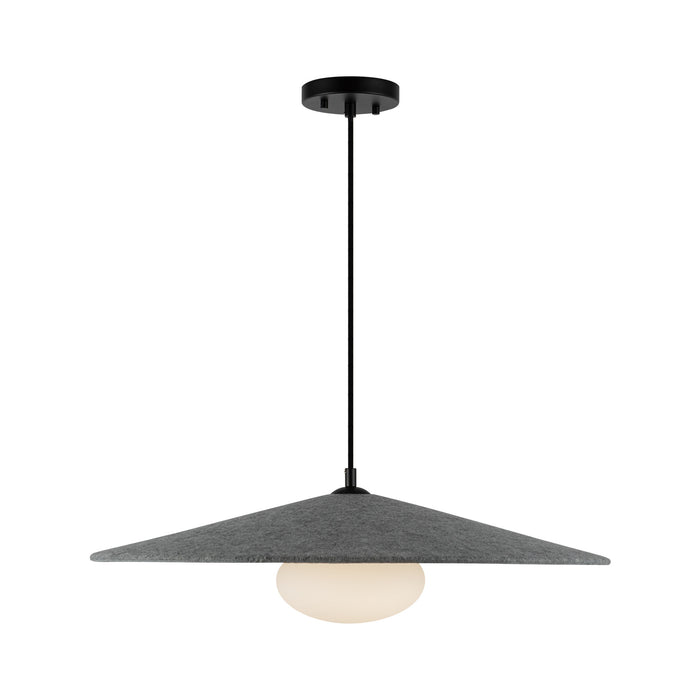 Cruz LED Pendant Felt - Gray-Pendants-Kuzco Lighting-Lighting Design Store