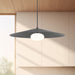 Cruz LED Pendant Felt - Gray-Pendants-Kuzco Lighting-Lighting Design Store