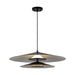 Cruz LED Pendant Metal - Black/White-Pendants-Kuzco Lighting-Lighting Design Store