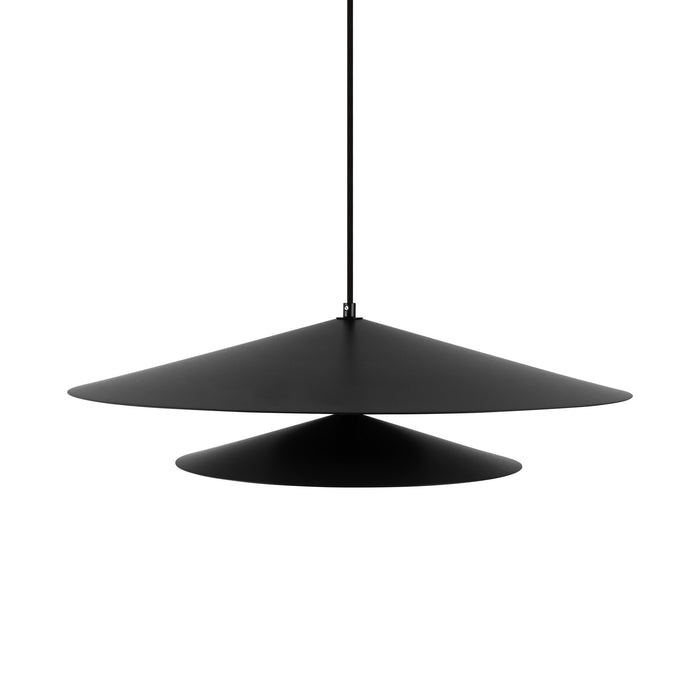 Cruz LED Pendant Metal - Black/White-Pendants-Kuzco Lighting-Lighting Design Store