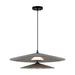 Cruz LED Pendant Felt - Gray-Pendants-Kuzco Lighting-Lighting Design Store