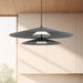 Cruz LED Pendant Felt - Gray-Pendants-Kuzco Lighting-Lighting Design Store