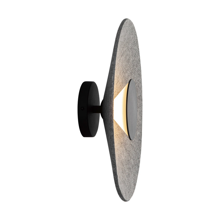 Cruz LED Wall Sconce Felt - Gray-Sconces-Kuzco Lighting-Lighting Design Store