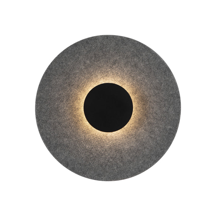 Cruz LED Wall Sconce Felt - Gray-Sconces-Kuzco Lighting-Lighting Design Store