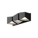 Cubix LED Vanity Black/White-Bathroom Fixtures-Kuzco Lighting-Lighting Design Store