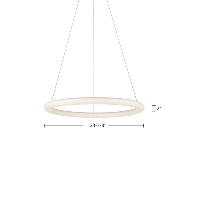 Cumulus Minor LED Pendant White-Pendants-Kuzco Lighting-Lighting Design Store