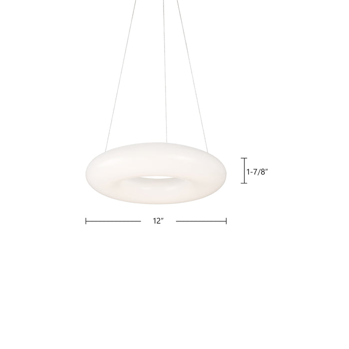 Cumulus LED Pendant White-Pendants-Kuzco Lighting-Lighting Design Store