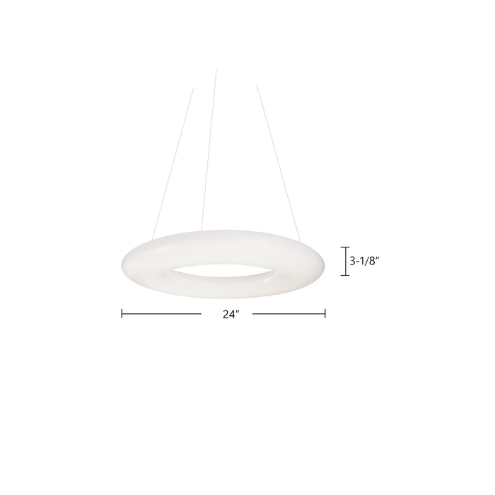 Cumulus LED Pendant White-Pendants-Kuzco Lighting-Lighting Design Store