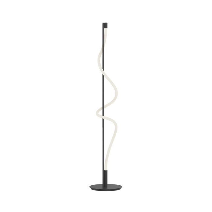 Cursive LED Floor Lamp Black-Lamps-Kuzco Lighting-Lighting Design Store