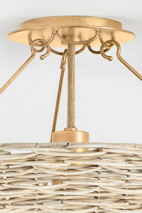 Campo One Light Semi Flush Mount-Semi-Flush Mts.-Troy Lighting-Lighting Design Store