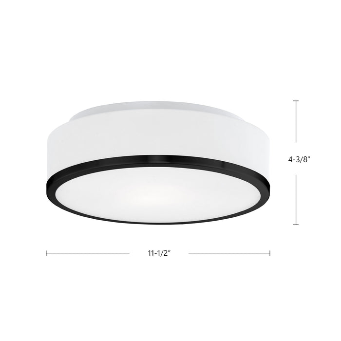 Charlie LED Flush Mount Chrome-Flush Mounts-Kuzco Lighting-Lighting Design Store