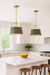Clarke LED Pendant Lacquered Dark Brass-Pendants-Hinkley-Lighting Design Store