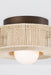 Coleman One Light Flush Mount-Flush Mounts-Troy Lighting-Lighting Design Store