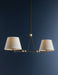 Crown Heights Two Light Linear Pendant Aged Brass-Linear/Island-Hudson Valley-Lighting Design Store